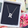 Sterling Silver Letter Pendant Letter Pendant Gold Plated